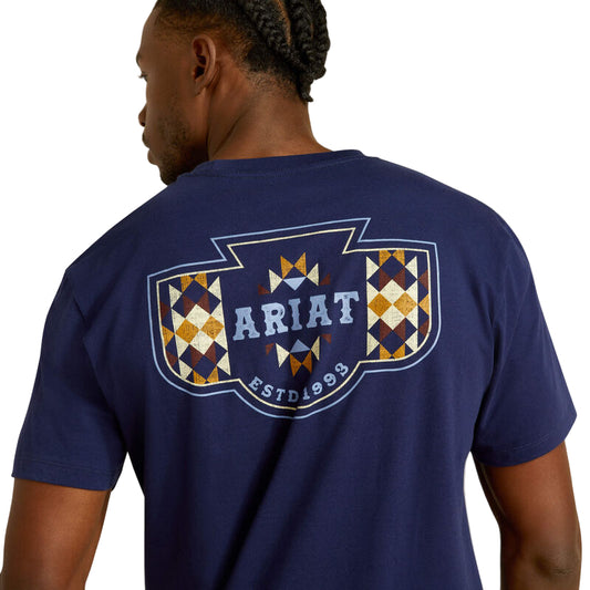 Shirt Tee Ariat Graphic Aztec Men's