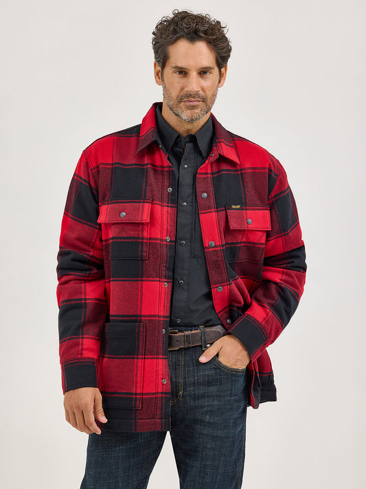 Jacket Wrangler Sherpa Lined Flannel