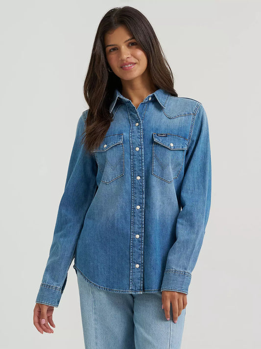 Shirt Wrangler Women's Western Snap