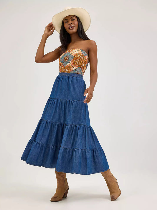 Skirt Wrangler Maxi Denim