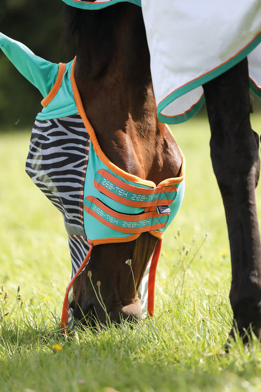 Horse Fly Mask Zebra Stripe