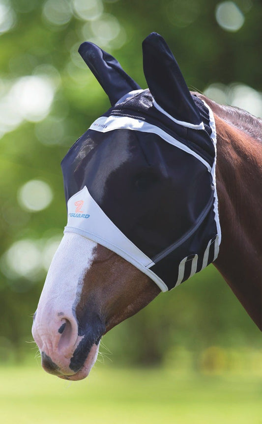 Horse Fly Mask Fine Mesh With Ears