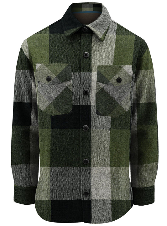 Point Zero Shirt Plaid - The Real Wool Shop