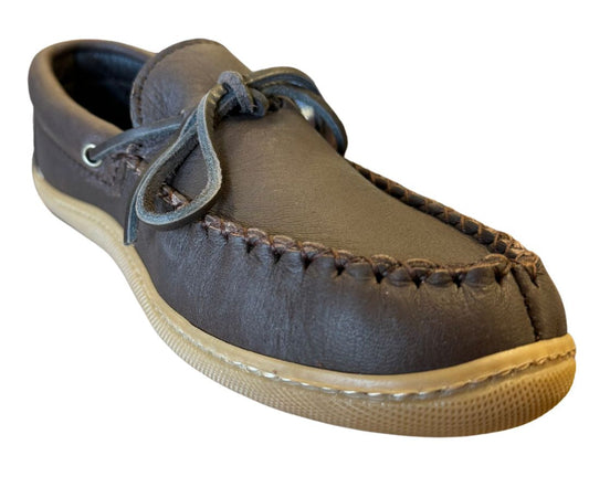 Moccasins Moosehide Rubber Sole Men's Fudge🍁