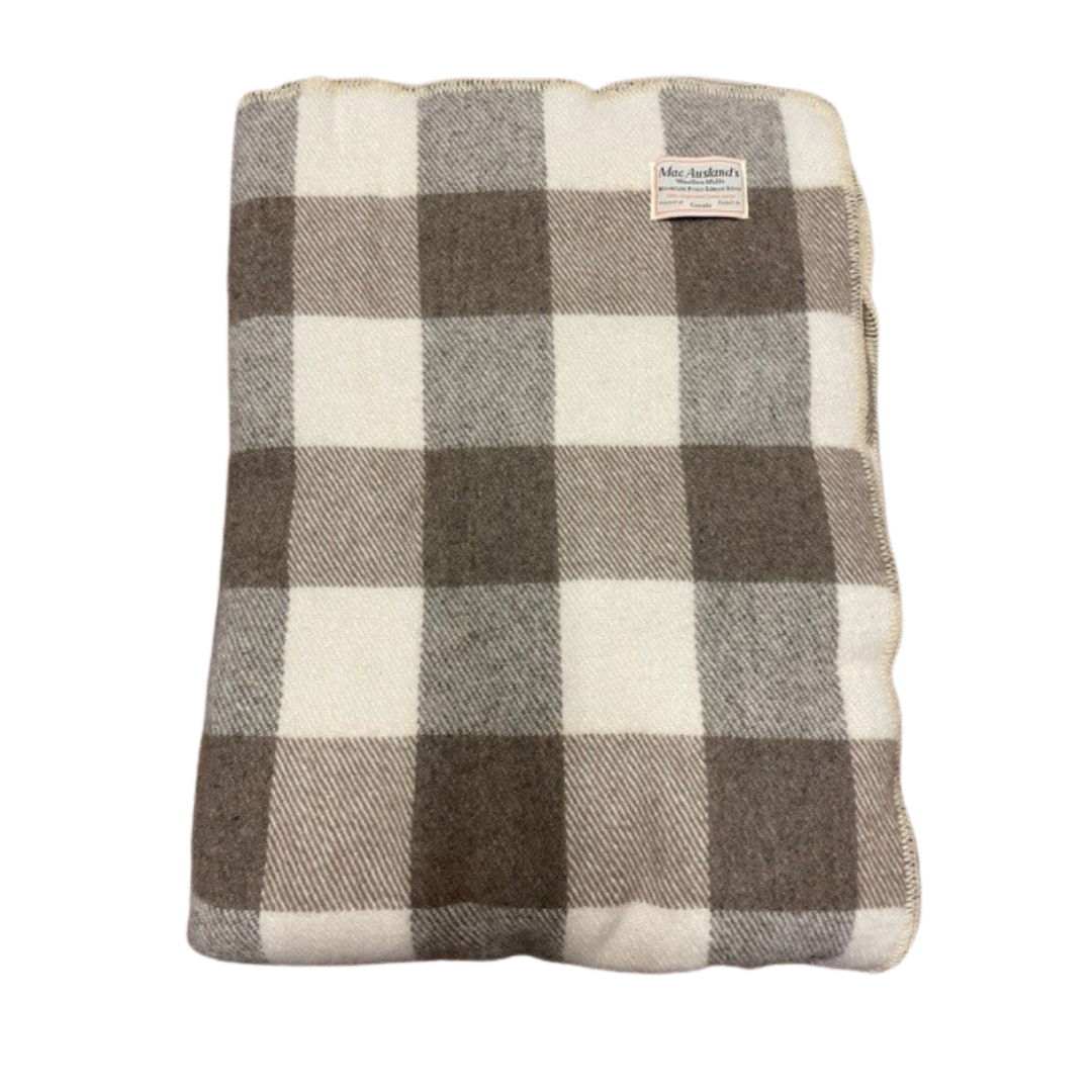 MacAusland Wool Blanket Queen Check🍁