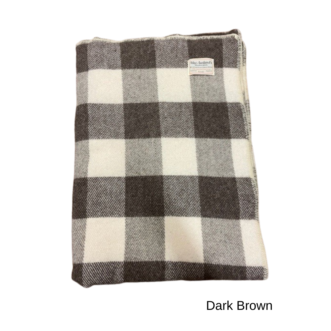 MacAusland Wool Throw Checkerboard🍁