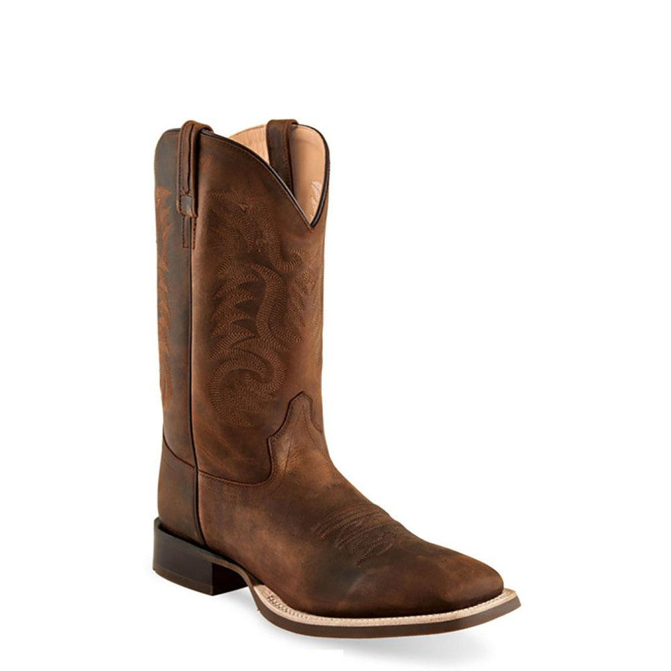 Boot Old West Wide Square