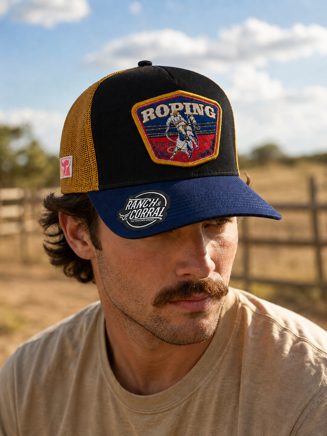 Ranch & Corral Roping Logo Snapback
