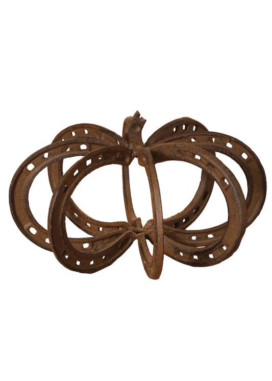 Horse Shoe Pumpkin Decor