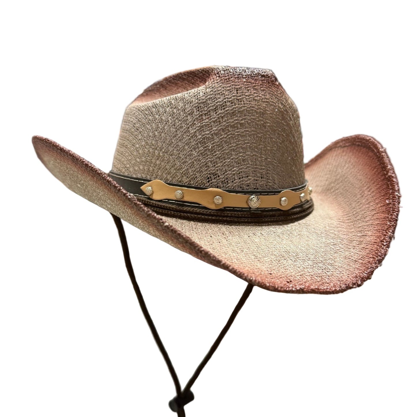 Hat Cowboy Modestone Straw Kids