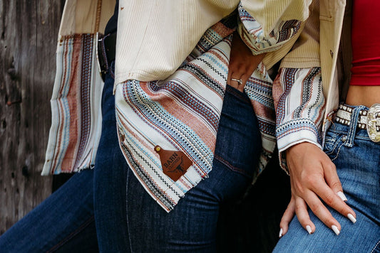 Shacket Cord Boho Ladies