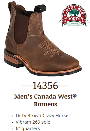 Boot Canada West Romeo Dirty Brown š