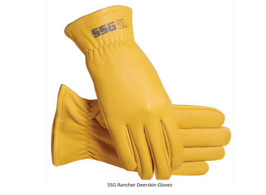 SSG Rancher Deerskin Riding Gloves