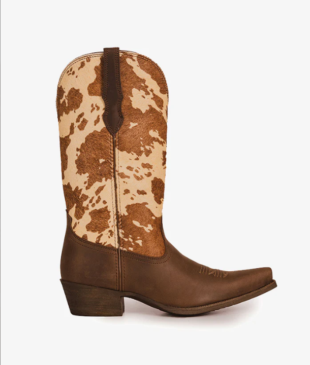 Cowhide Cowboy Boot Montana West