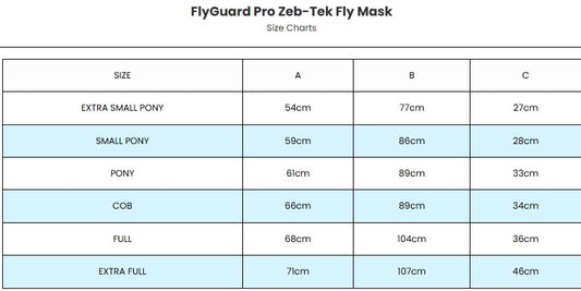 Horse Fly Mask Lycra Stretch With Zipper