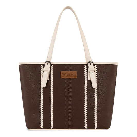 Wrangler Bag Set Leather Stich