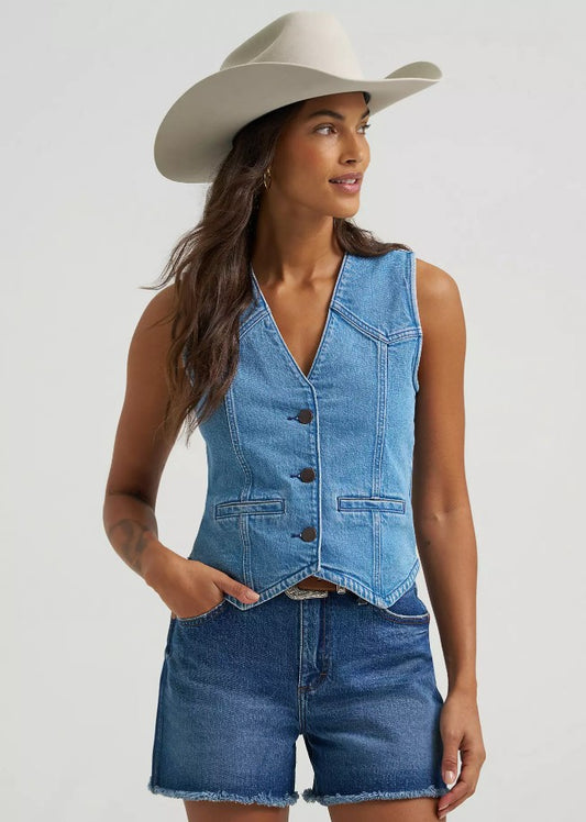 Vest Wrangler Women's Light Denim
