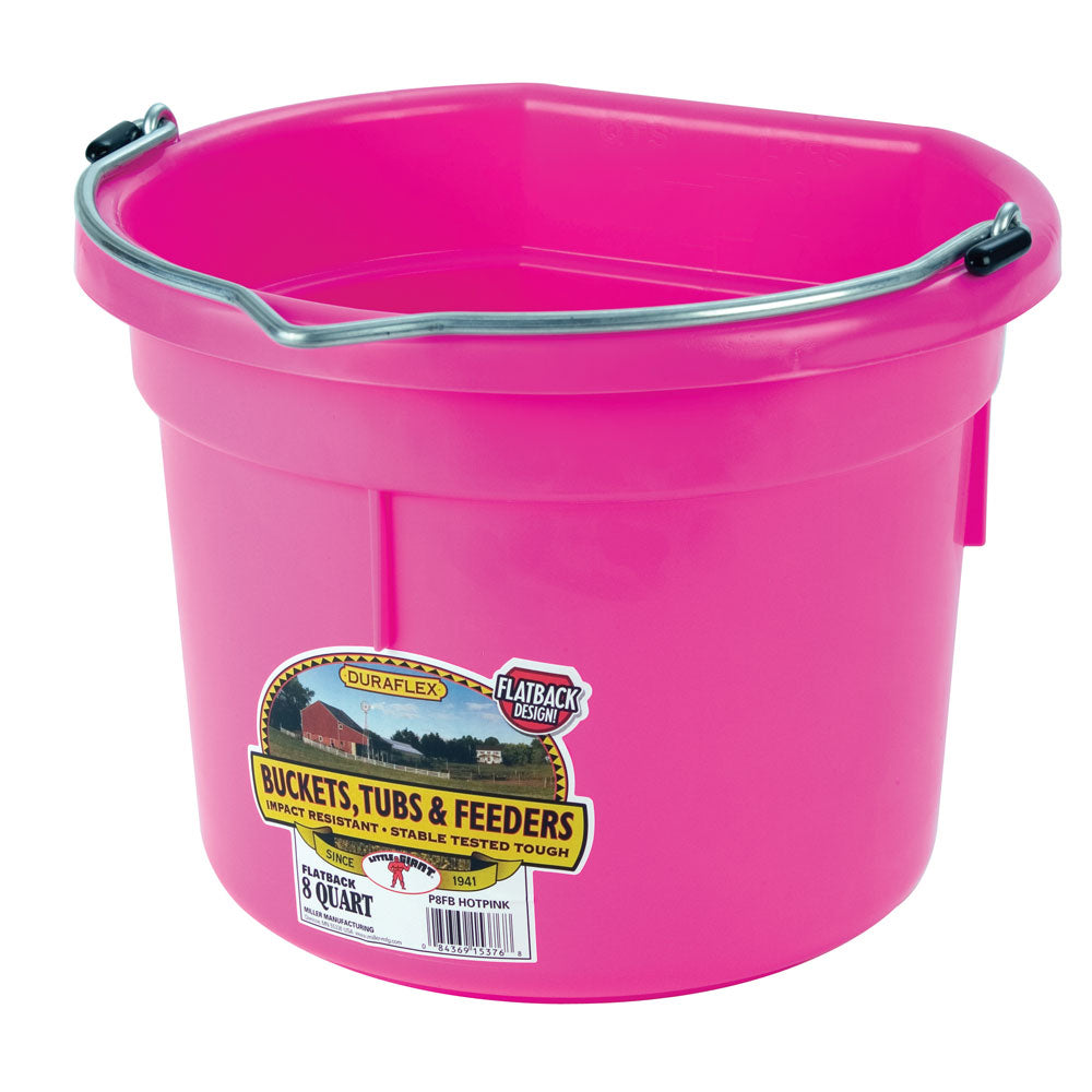 Barn Bucket Flat Back 8 quart
