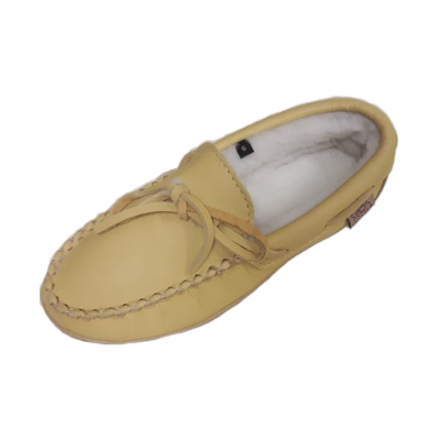Moccasins Moosehide Sheepskin Lined Ladies LC๐