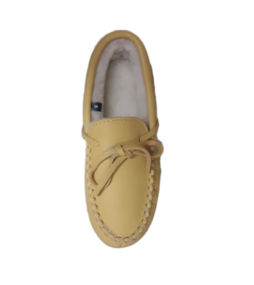 Moccasins Moosehide Sheepskin Lined Ladies LC๐