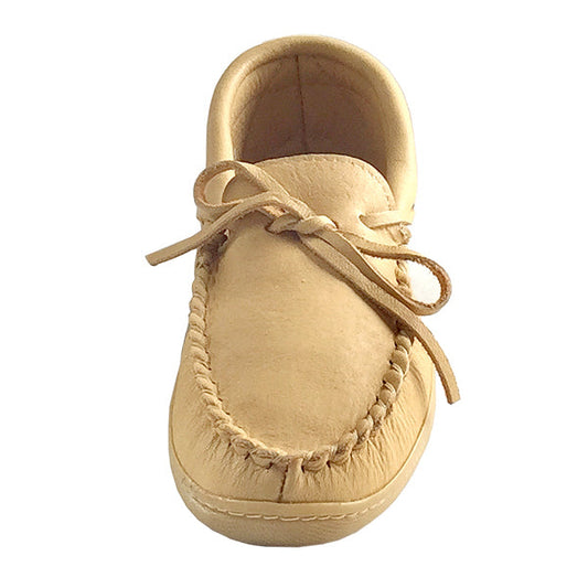 Moccasins Moosehide Rubber Sole Ladies LC🍁