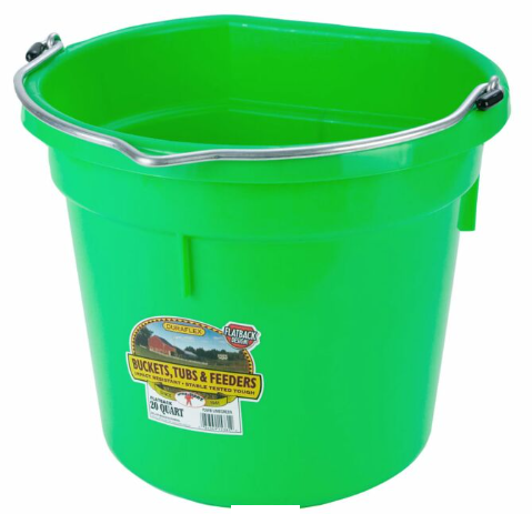 Barn Bucket Flat Back 20 quart