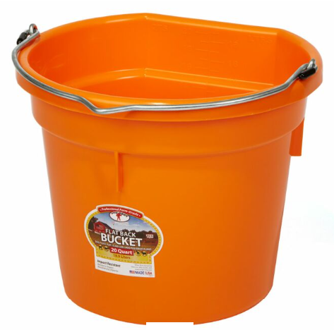 Barn Bucket Flat Back 20 quart