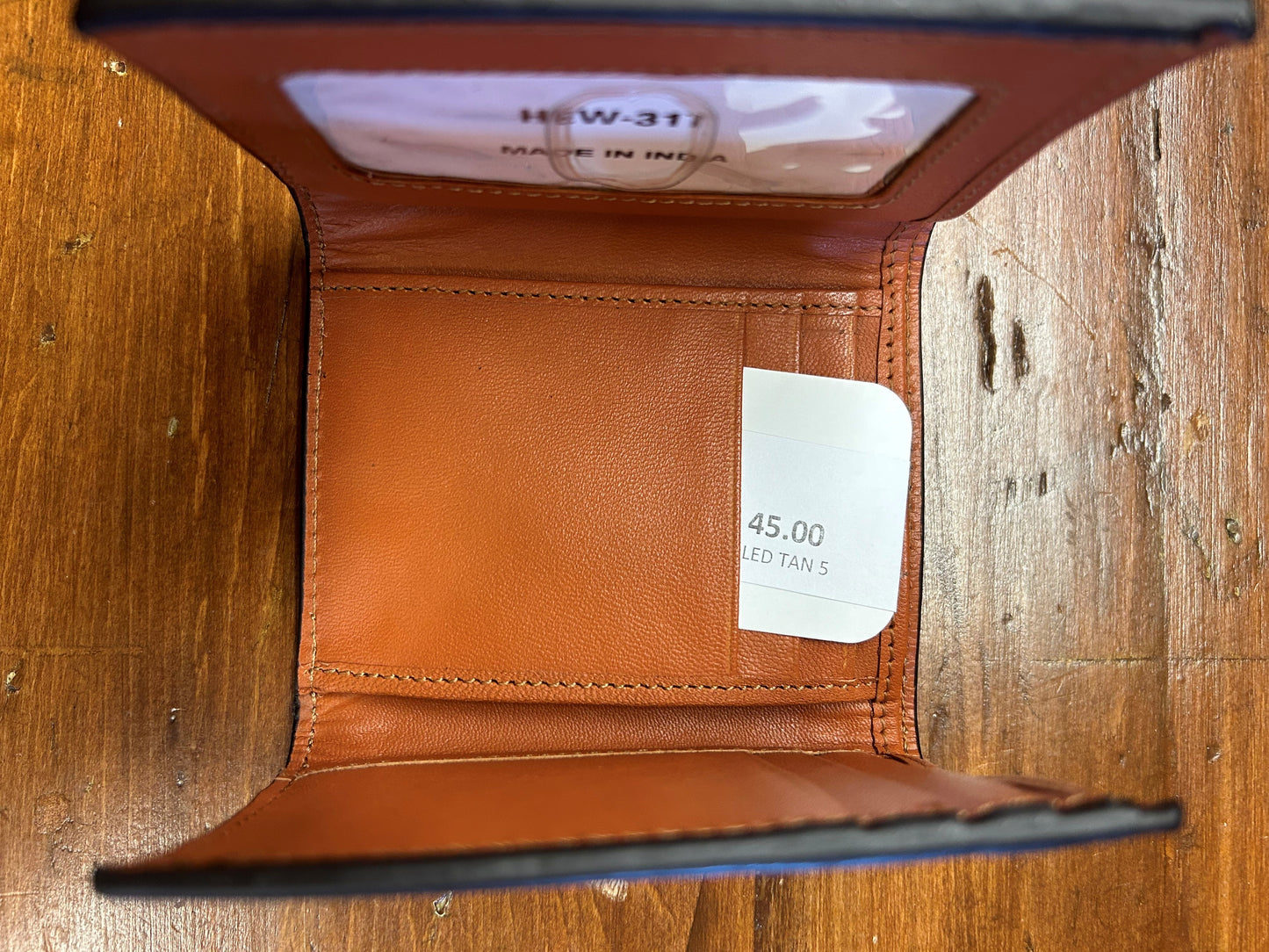 Wallet Trifold Tooled
