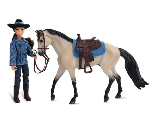 Toy Breyer Horse & Rider Set