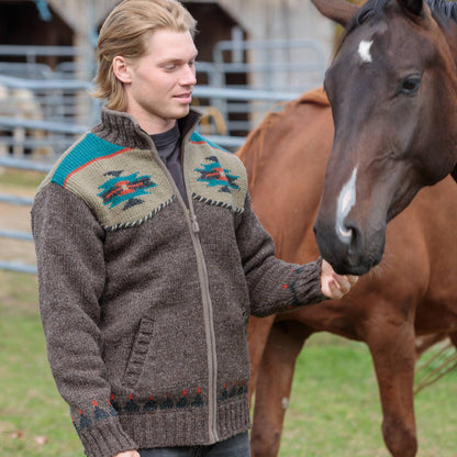 Sweater Wool West Aztec