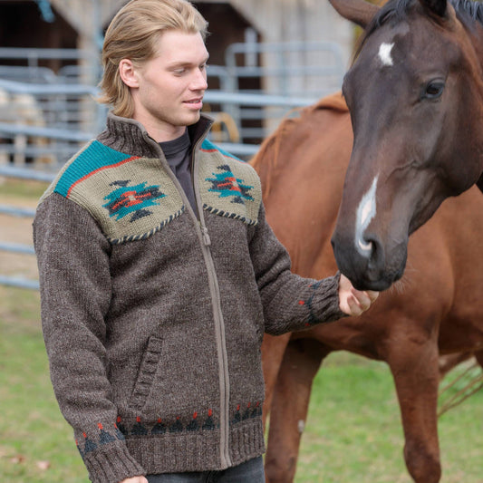 Sweater Wool West Aztec