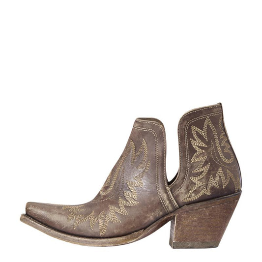 Ariat Women's Dixie Bootie Distressed Brown