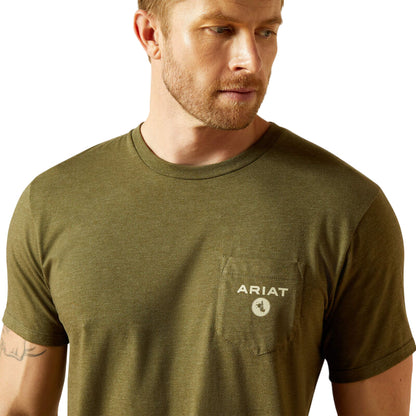Shirt Tee Ariat Graphic Roped Diamond Men's