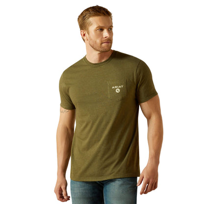 Shirt Tee Ariat Graphic Roped Diamond Men's