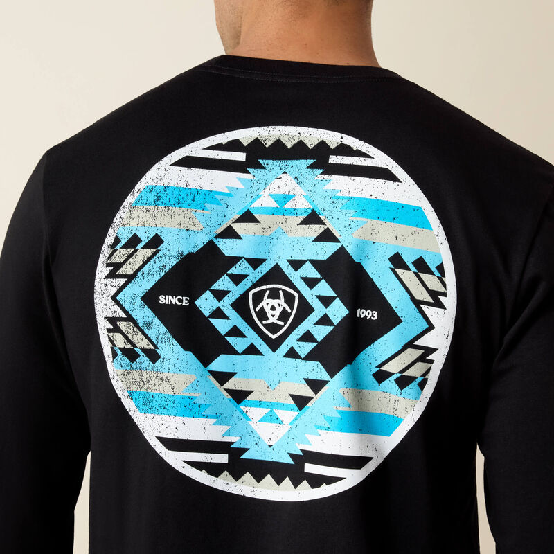 Ariat Long Sleeve Aztec Logo