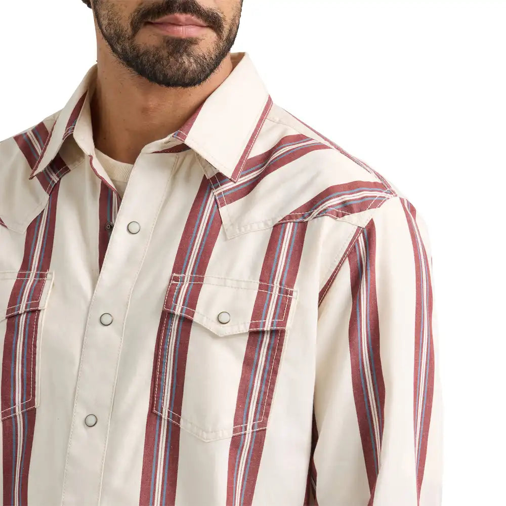 Wrangler Shirt LS Retro Stripe