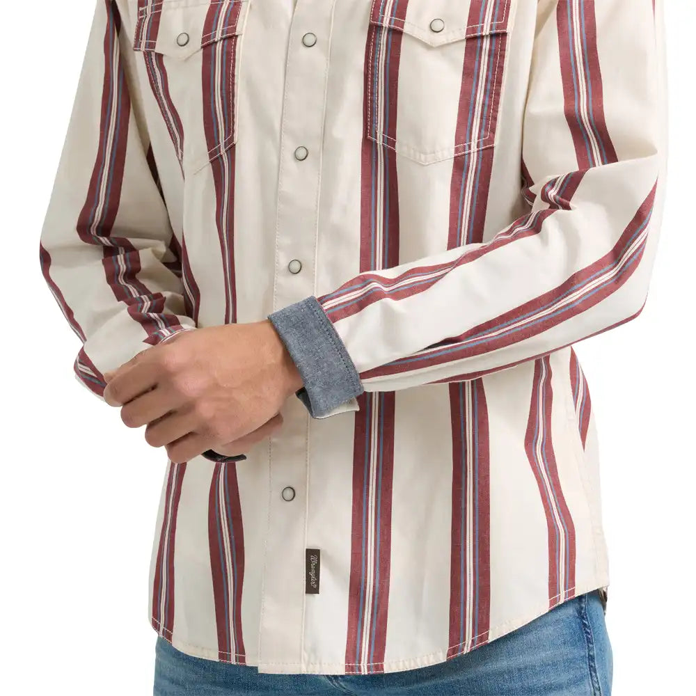 Wrangler Shirt LS Retro Stripe