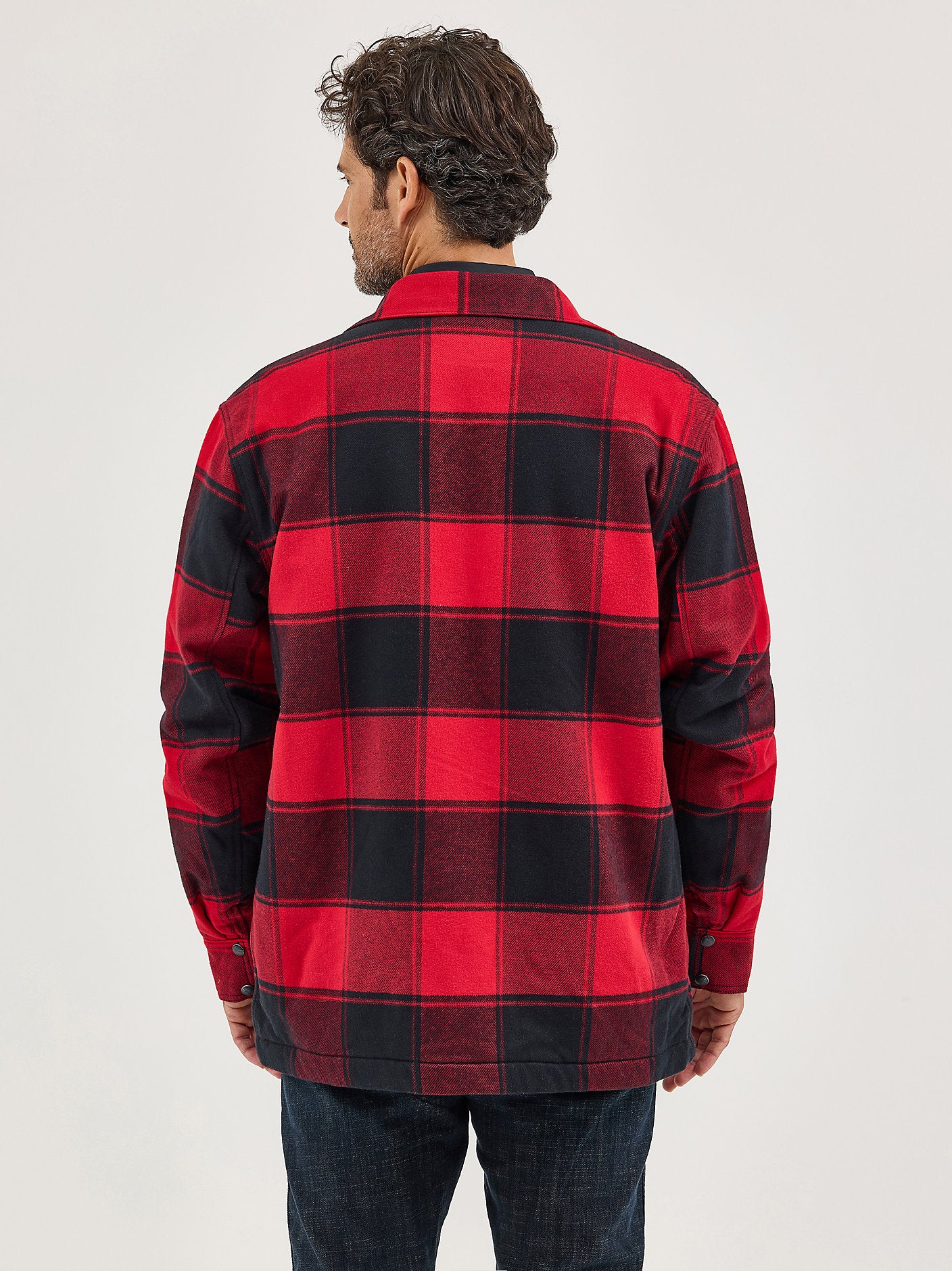Jacket Wrangler Sherpa Lined Flannel