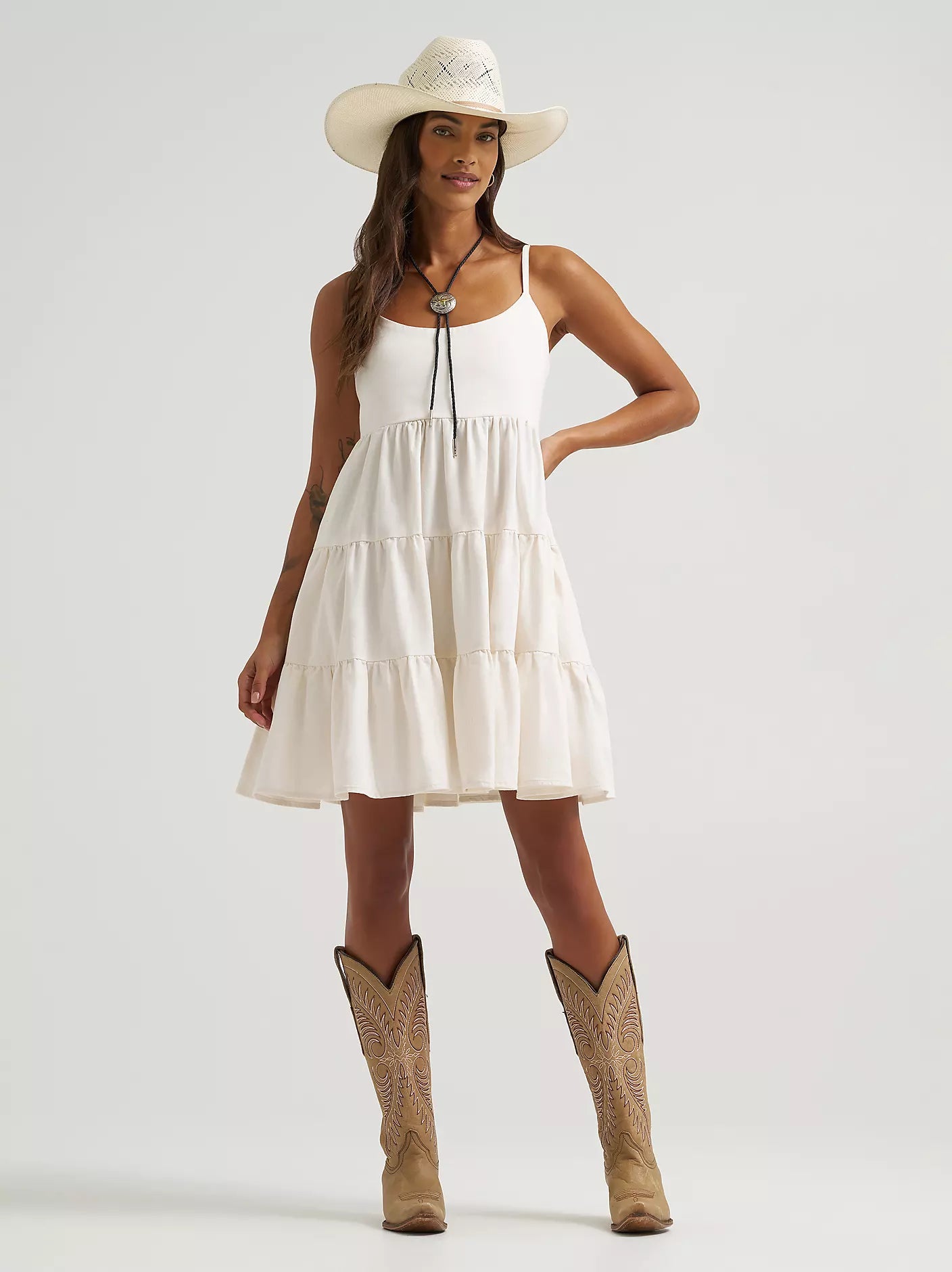 Dress Wrangler Strappy Tiered
