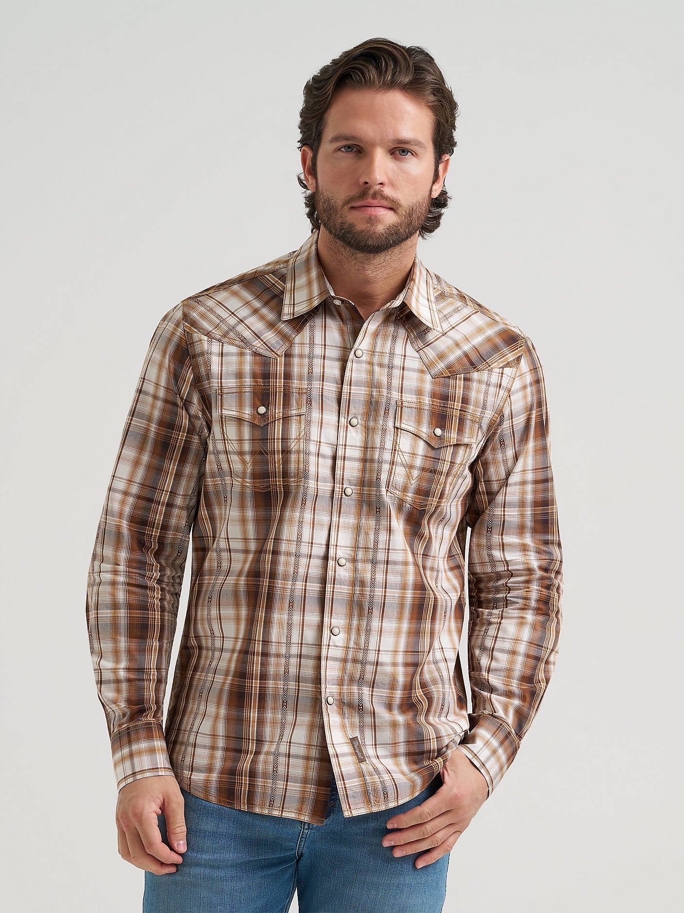 Shirt Wrangler LS Retro Plaid