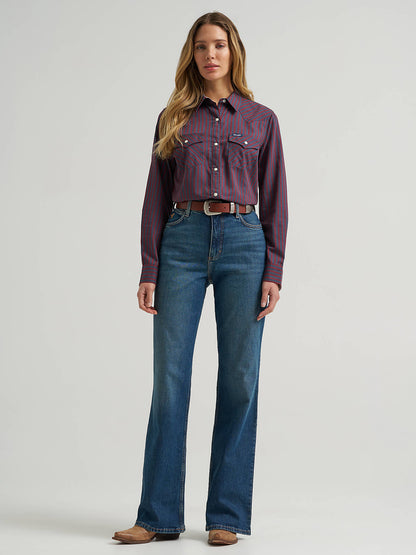 Shirt Wrangler Women's Snap Stripe