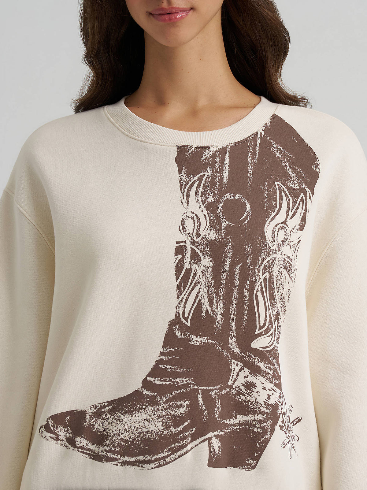 Wrangler Sweater Cowboy Boot Crop