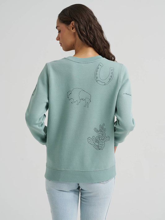 Wrangler Sweater Western Icon