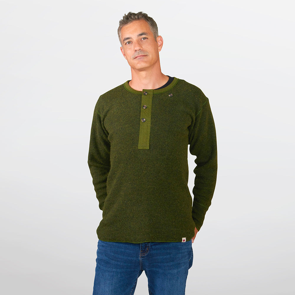 Stanfield's Wool Top Henley Men's🍁