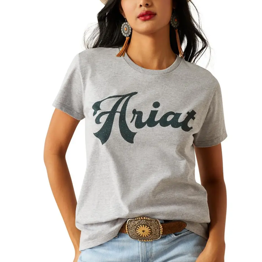 Ariat Tee Grey Logo