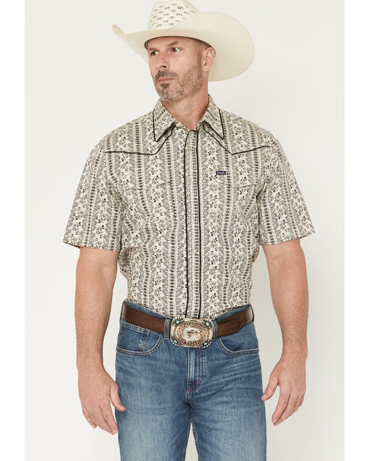 Shirt Wrangler Retro Flower Pattern