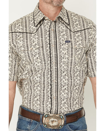 Shirt Wrangler Retro Flower Pattern