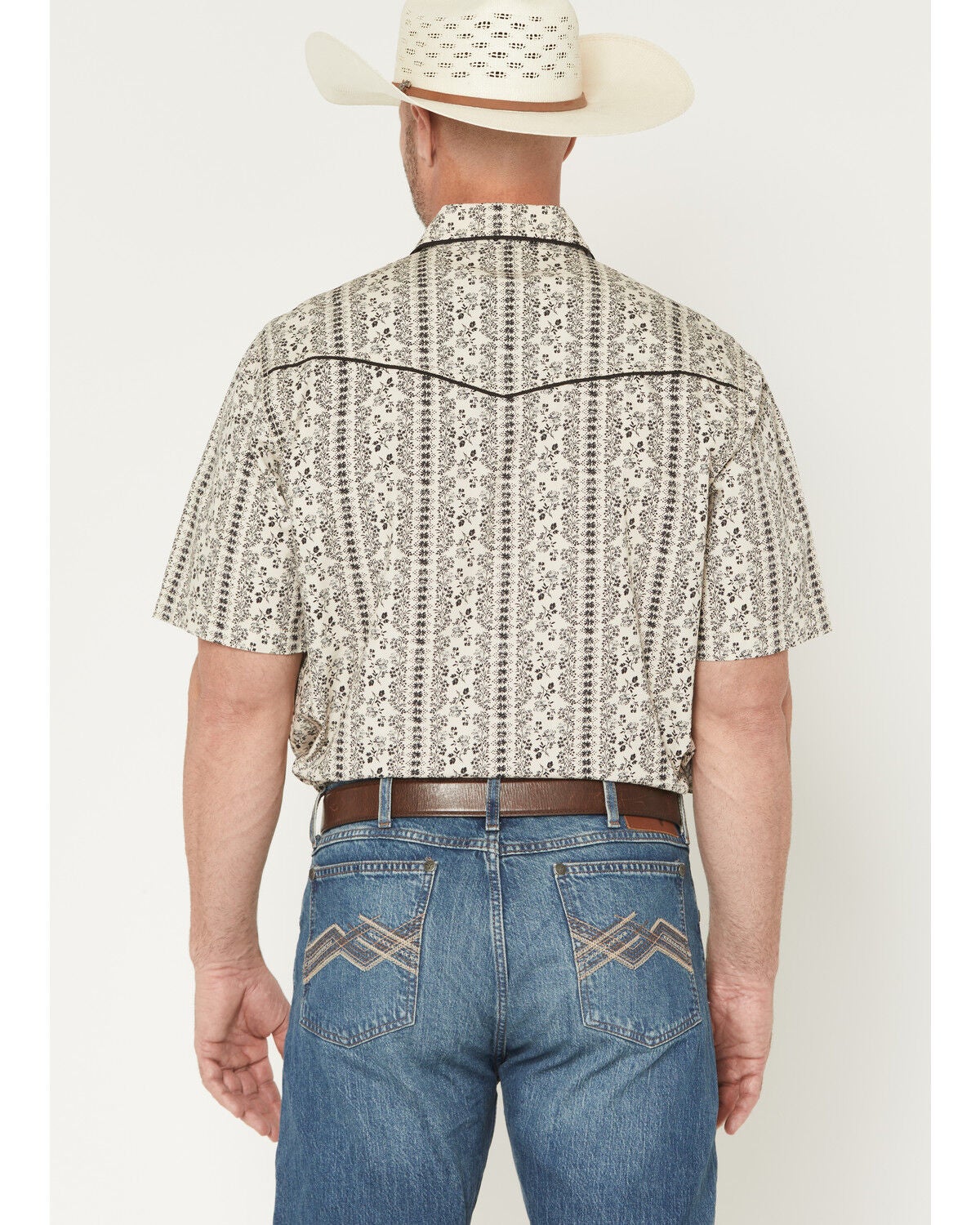 Shirt Wrangler Retro Flower Pattern