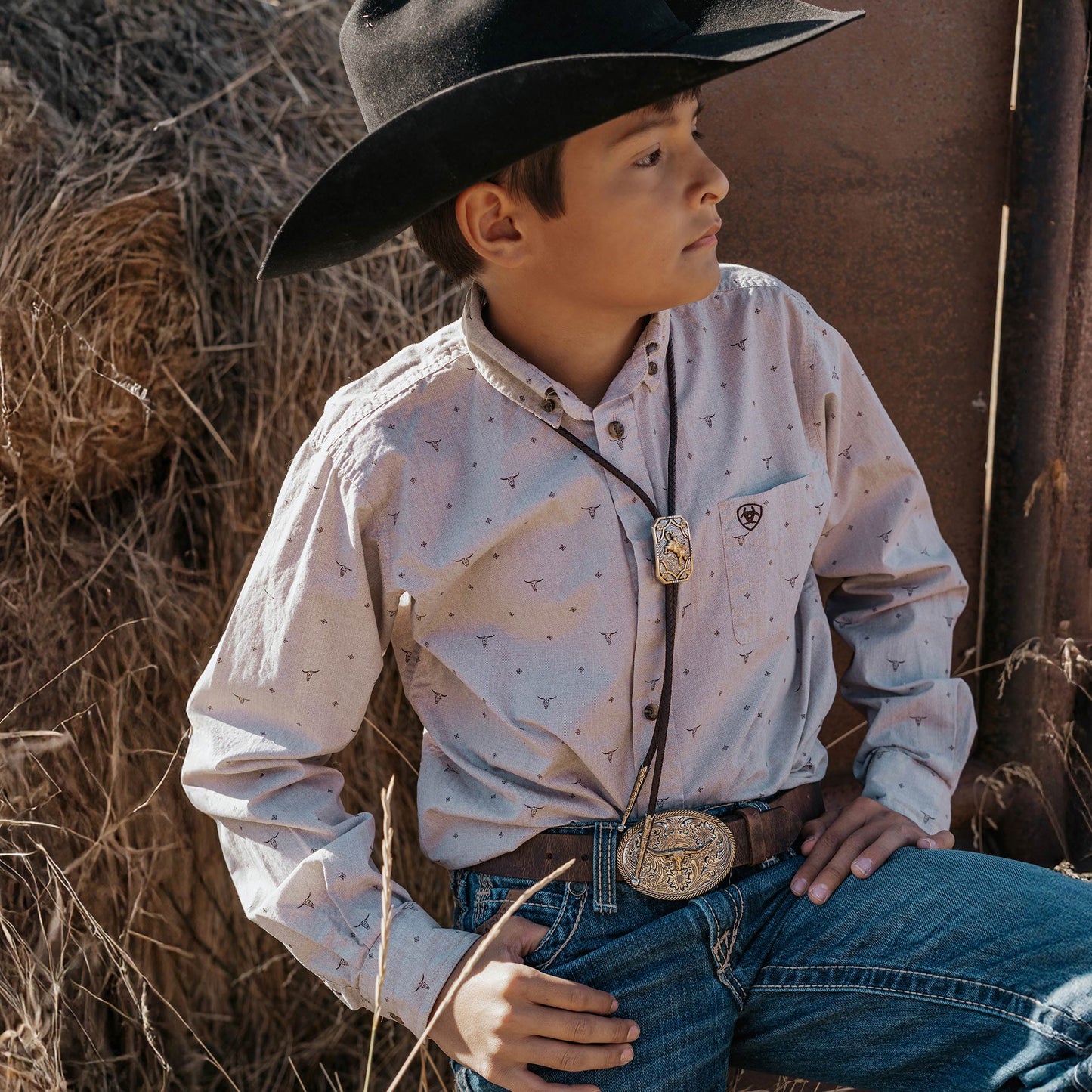 Buckle Kid Longhorn