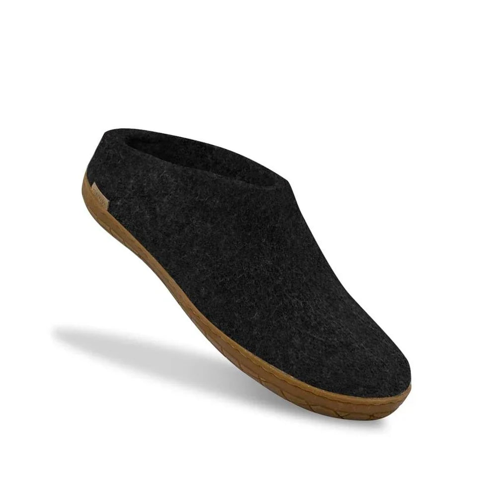Glerup Men's Slip On Rubber Bottom Slipper